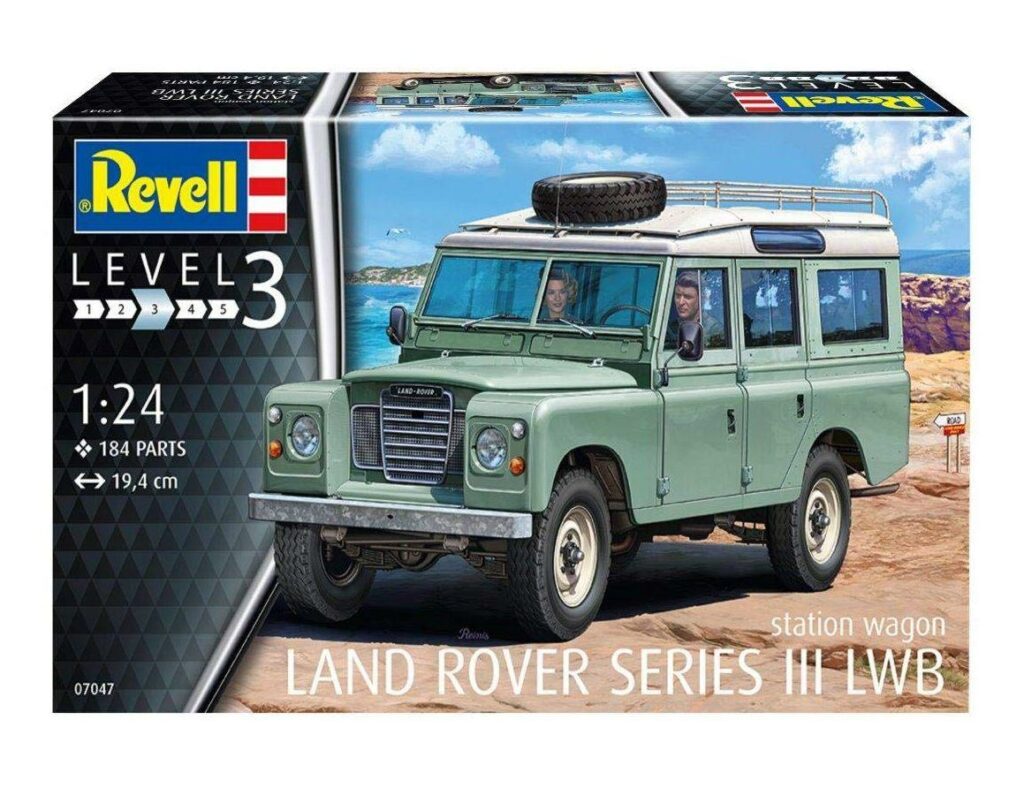 modelbouw van Land Rover series 3 LWB 1:24